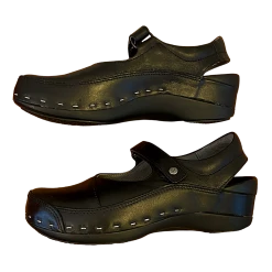 Wolky Strap-Cloggy Mighty Leather Black Shoe Women's Size EU39, EU40, EU43 US7.5-8, US8.5-9, US10.5-11 -Curriculum & Resources shop 3476067826