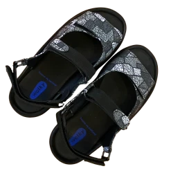 Wolky Jewel Velcro Strap Picasso Crash Grey Sandal Shoe Women's Size EU36 US5.5-6 -Curriculum & Resources shop 3476139601
