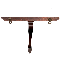 HENKEL HARRIS Virginia Galleries Mahogany Wood Wall Sconce Shelf & Brackets -Curriculum & Resources shop 3495063235