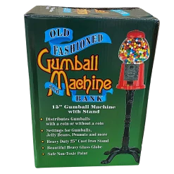 Great Nothern Company 15" Old Fashioned Gumball Machine & Bank -Curriculum & Resources shop 3495088287