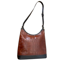 Dooney & Bourke Reptile Embossed Zip Top Adjustable Strap Purse -Curriculum & Resources shop 3496979654