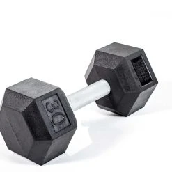 HexElite Rubber-Coated Dumbbells -Curriculum & Resources shop G 73815UFRbrHexDumbbell30lb 0151