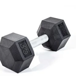 HexElite Rubber-Coated Dumbbells -Curriculum & Resources shop G 73816 UFRbrHexDumbbell35lb 0141