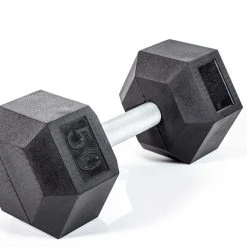 HexElite Rubber-Coated Dumbbells -Curriculum & Resources shop G 73819 UFRbrHexDumbbell50lb 0111