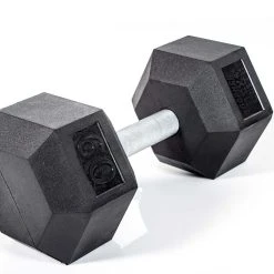 HexElite Rubber-Coated Dumbbells -Curriculum & Resources shop G 73821 UFRbrHexDumbbell60lb 0091