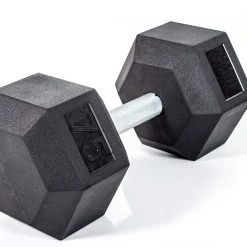 HexElite Rubber-Coated Dumbbells -Curriculum & Resources shop G 73823 UFRbrHexDumbbell70lb 007