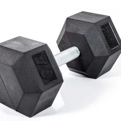 HexElite Rubber-Coated Dumbbells -Curriculum & Resources shop G 73824 UFRbrHexDumbbell75lb 006