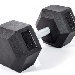HexElite Rubber-Coated Dumbbells -Curriculum & Resources shop G 73826 UFRbrHexDumbbell85lb 0041