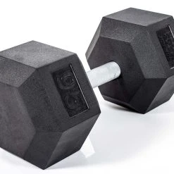 HexElite Rubber-Coated Dumbbells -Curriculum & Resources shop G 73828 UFRbrHexDumbbell95lb 002