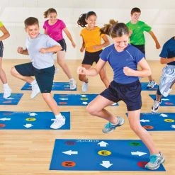 UltraFit FootWorX Agility Mats -Curriculum & Resources shop GS68509 UFfoorWorxPkelem 1