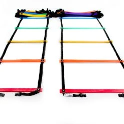 Rainbow Stay-N-Step Agility Ladders -Curriculum & Resources shop G 69491 SitNStepDbl 2 1