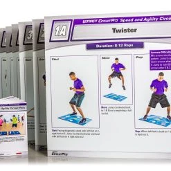 UltraFit CircuitPro Speed And Agility Circuit Pack Station Boards & Teacher Cards