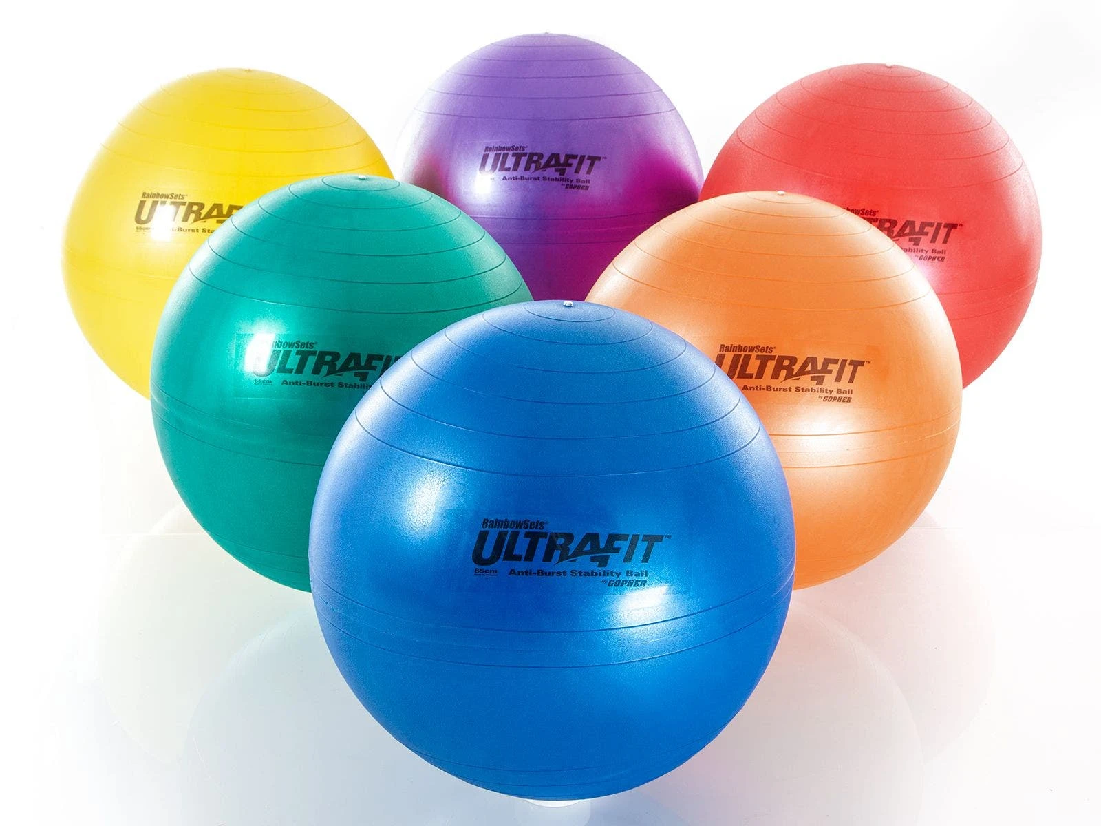Rainbow UltraFit Pro Stability Balls 6 Rainbow UltraFit Pro Stability Balls - Image 6
