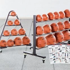 Vintage Medicine Balls -Curriculum & Resources shop G UltrafitVintage Racks 1