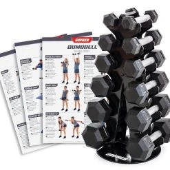 HexElite Urethane-Coated Dumbbell Sets -Curriculum & Resources shop f 65752 HexElite Urethane