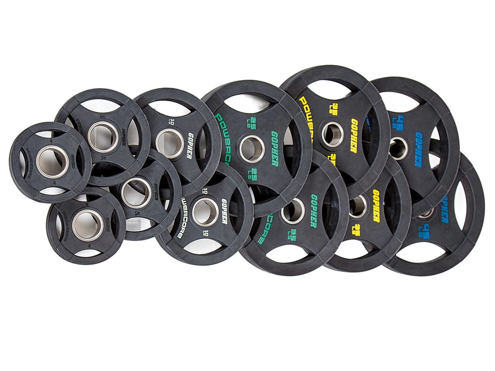 PowerCore Rubber-Coated Grip Plate Sets 5 PowerCore Rubber-Coated Grip Plate Sets - Image 5