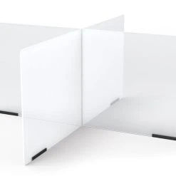 See-Through Divider Shields -Curriculum & Resources shop g 21472 seethrudividershields 4station35.5lx29.5wx16h