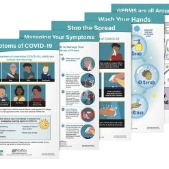 CDC COVID-19 Safety Bulletin Board Charts