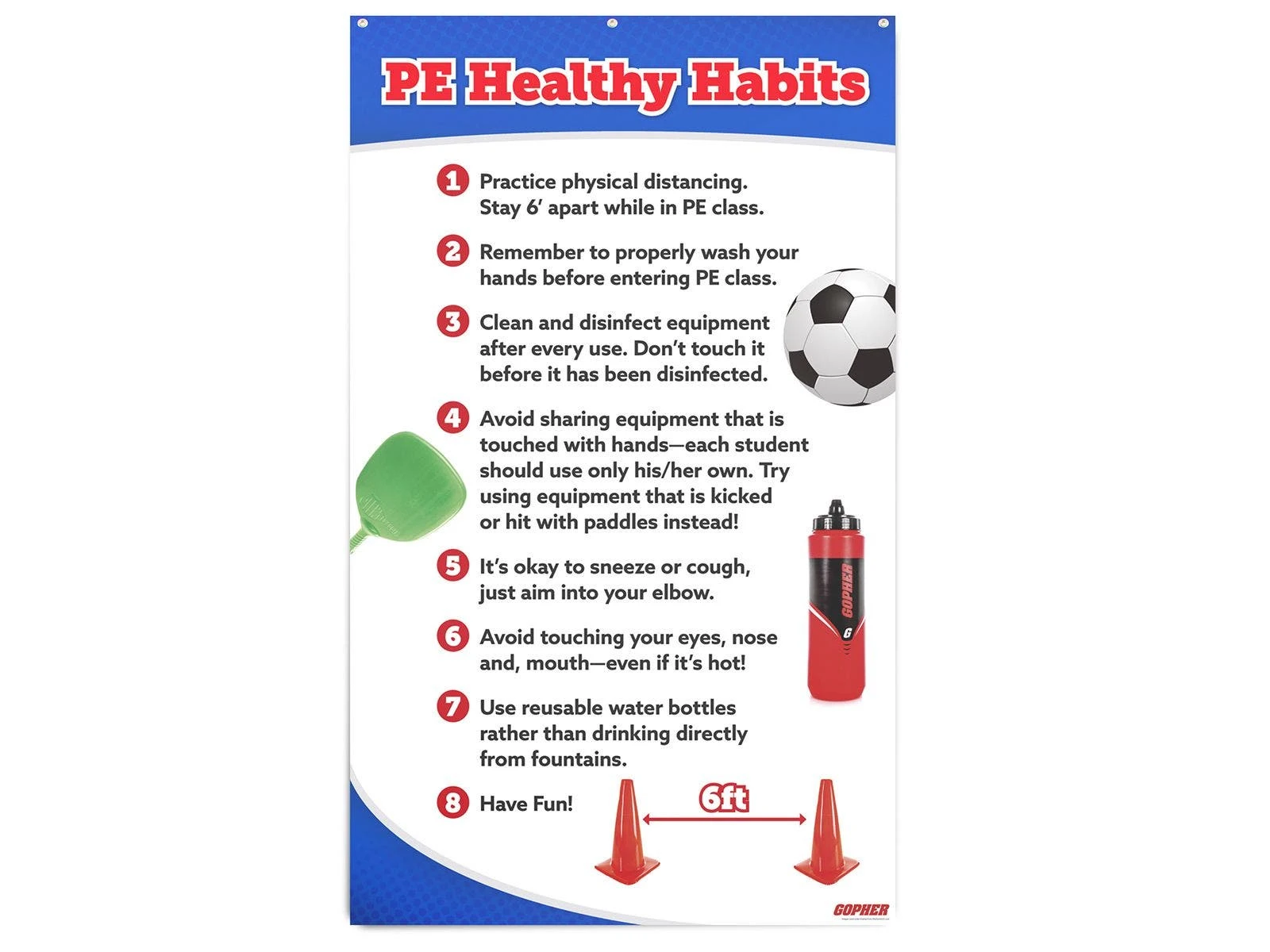PE Healthy Habits Banner 1 PE Healthy Habits Banner