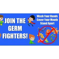 Join The Germ Fighters Wall Decal Set
