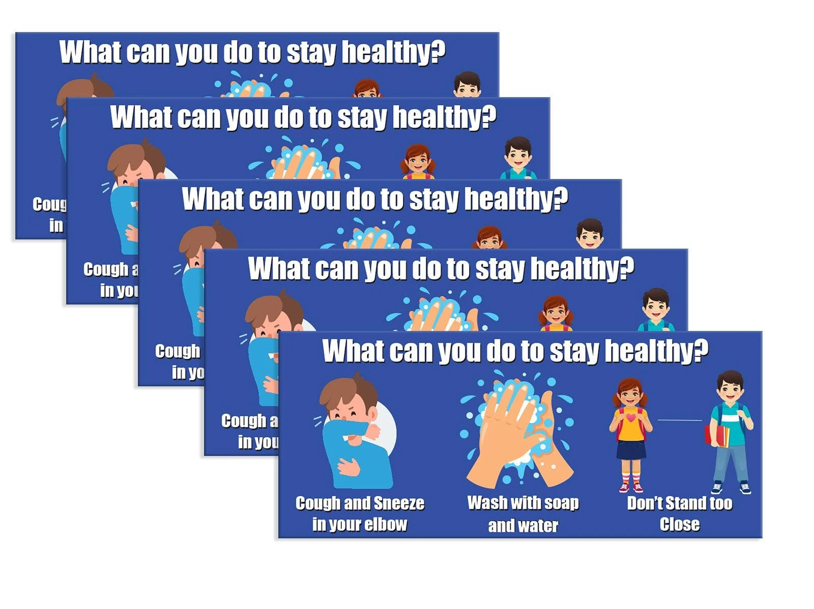 How To Stay Healthy Floor Decal Set 2 How To Stay Healthy Floor Decal Set - Image 2