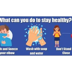 How To Stay Healthy Wall Decal Set