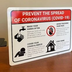 Prevent The Spread Of Coronavirus Wall Graphics 11 Prevent The Spread Of Coronavirus Wall Graphics -Curriculum & Resources shop g 40054 PreventTheSpreadOfCoronavirus Wall Sign 2