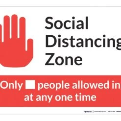 Social Distancing Zone Wall Graphics -Curriculum & Resources shop g 40065 SocialDistancingZoneWallDecal 1