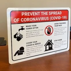 Prevent The Spread Of Coronavirus Wall Graphics 8 Prevent The Spread Of Coronavirus Wall Graphics -Curriculum & Resources shop g 40075 PreventTheSpreadOfCoronavirus PVCWallSign 2