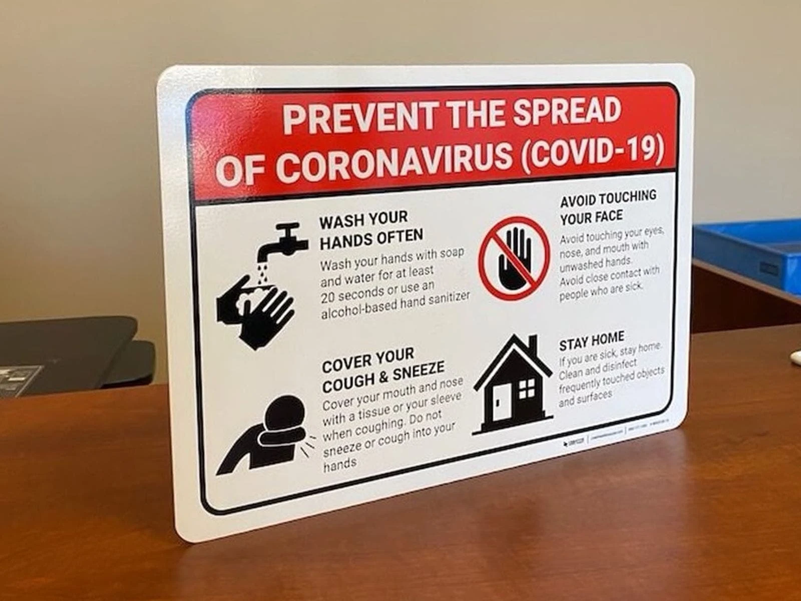 Prevent The Spread Of Coronavirus Wall Graphics 3 Prevent The Spread Of Coronavirus Wall Graphics - Image 3
