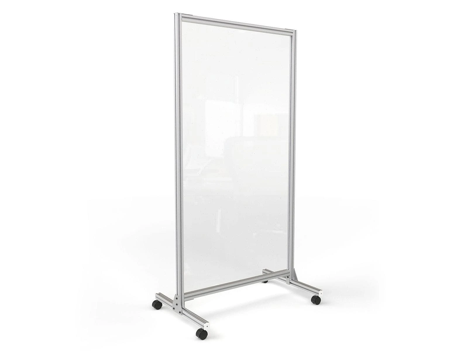 Clear Mobile Plastic Barrier 1 Clear Mobile Plastic Barrier