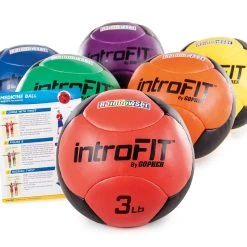 Rainbow IntroFit Oversized Medicine Balls