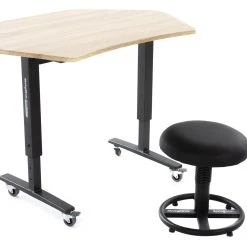 Physical Distance Mobile Active Desk Stations