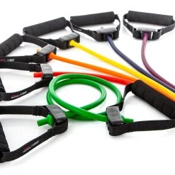 ProStretch Resistance Tubing With Foam Handles -Curriculum & Resources shop g 64169 ProStretchRev RainbowTubingFoamHandles Light Setof6 97 27