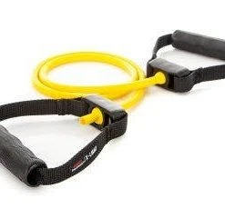 ProStretch Resistance Tubing With Plastic Handles -Curriculum & Resources shop g 64178 prostretchrev tubingplastichandles xlight yellow 130 44 1