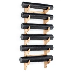 UltraFit HD Foam Roller Wall Mount Sets -Curriculum & Resources shop g 65673 hdfoamroller extrafirm36lpackof6wood 1