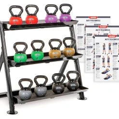 UltraFit TyroBALL Rubber Kettlebell Sets