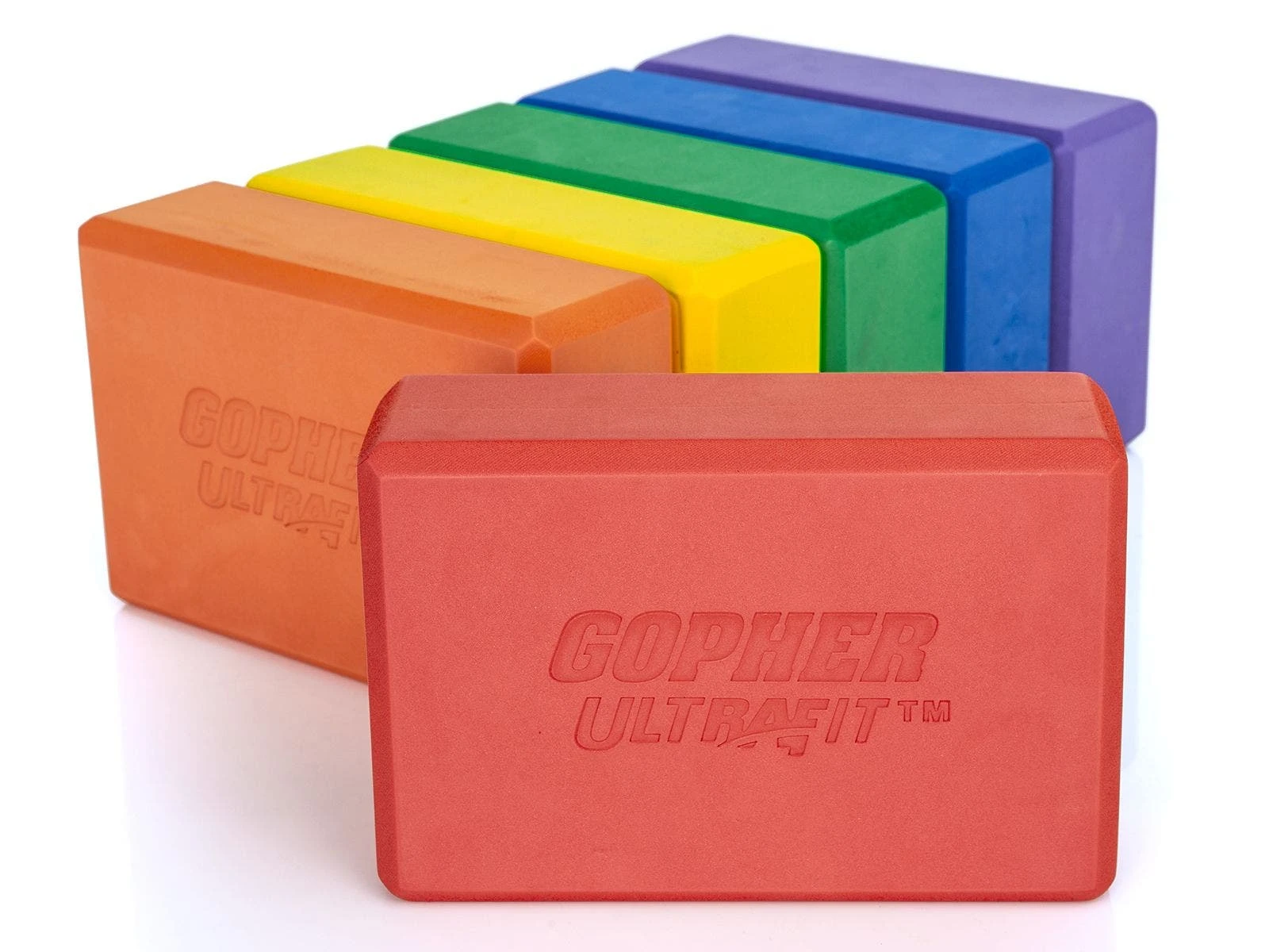 Rainbow UltraFit Yoga Blocks 1 Rainbow UltraFit Yoga Blocks