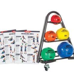 Vintage Antimicrobial Medicine Ball Sets