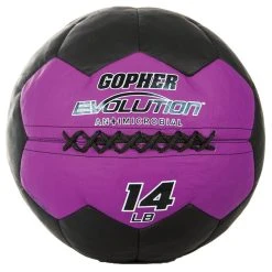 Evolution Antimicrobial Medicine Balls -Curriculum & Resources shop g 67838 EvoAntiMed14lb Purple 130