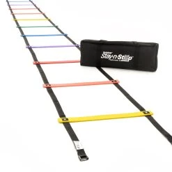 Rainbow Stay-N-Step Agility Ladders -Curriculum & Resources shop g 69489 rainbox stay n step agility ladders plp