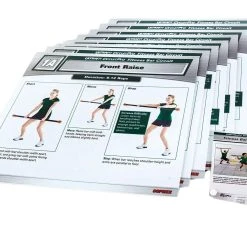 UltraFit Fitness Bar Circuit Pack Station Boards & Teacher Cards