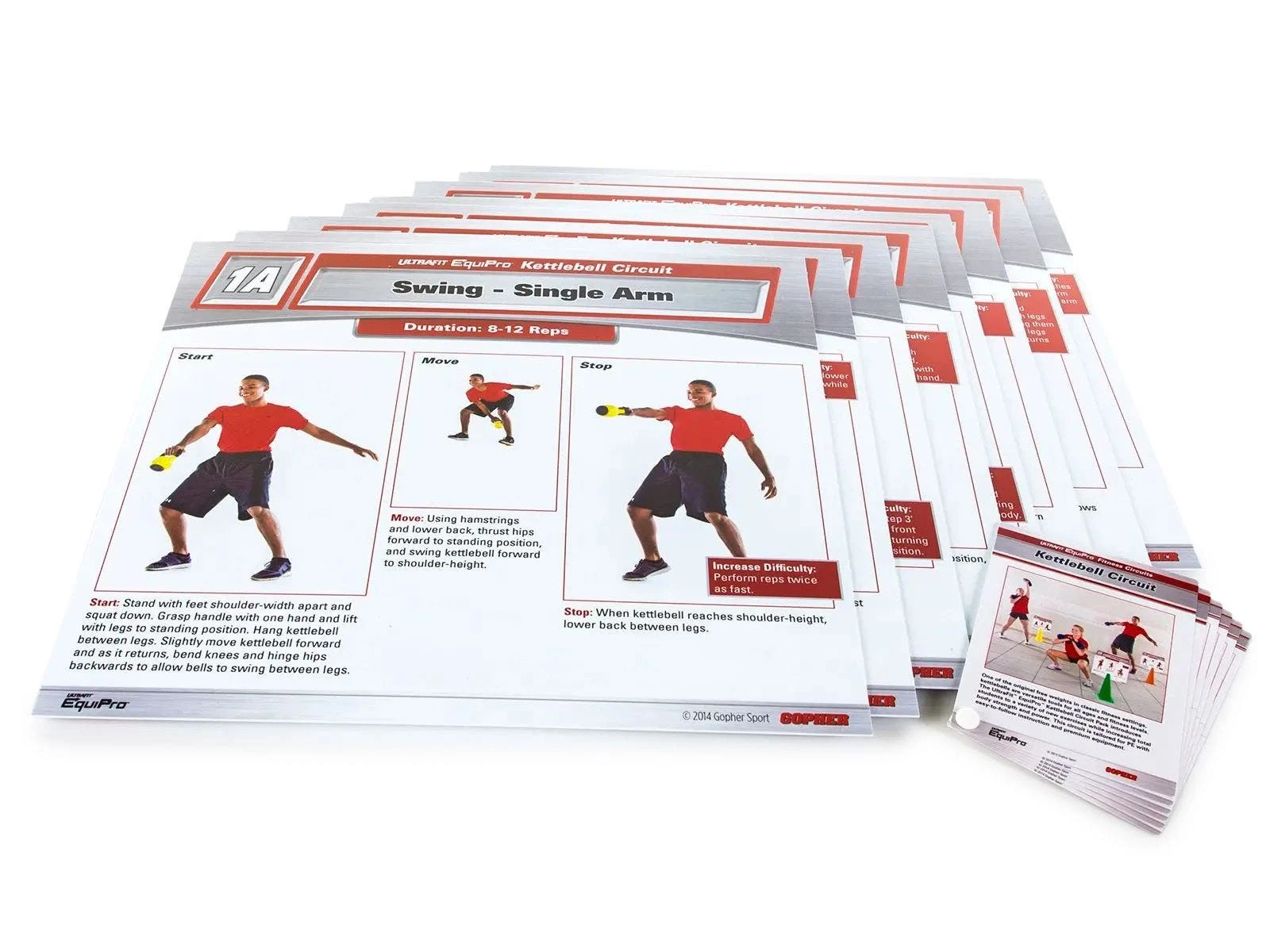 UltraFit Kettlebell Circuit Pack Station Boards & Teacher Cards 1 UltraFit Kettlebell Circuit Pack Station Boards & Teacher Cards