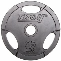 Troy Urethane Grip Plates -Curriculum & Resources shop g 70850 black 25lb urethane weight plate 1