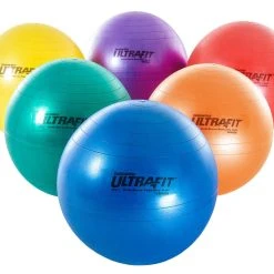 Rainbow UltraFit Pro Stability Balls 18 Rainbow UltraFit Pro Stability Balls -Curriculum & Resources shop g 72301 multicolored 65cm vinyl stability ball set