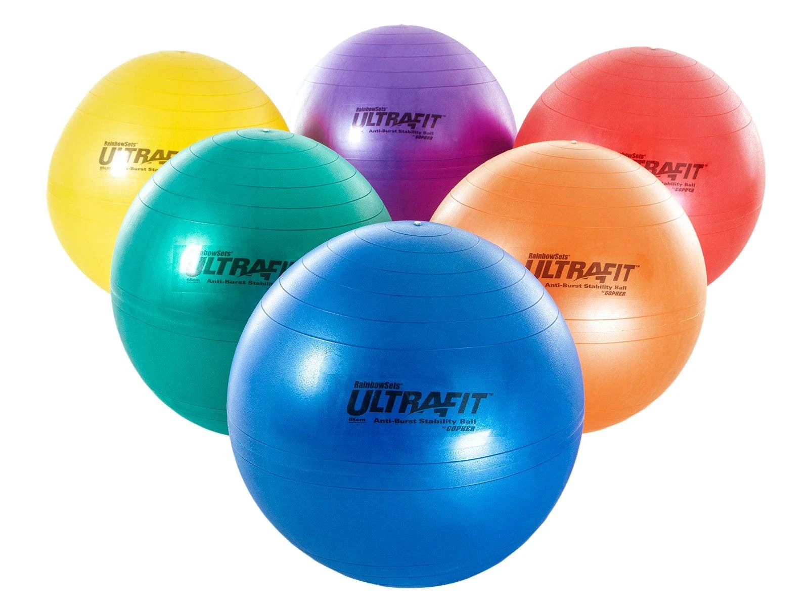 Rainbow UltraFit Pro Stability Balls 7 Rainbow UltraFit Pro Stability Balls - Image 7