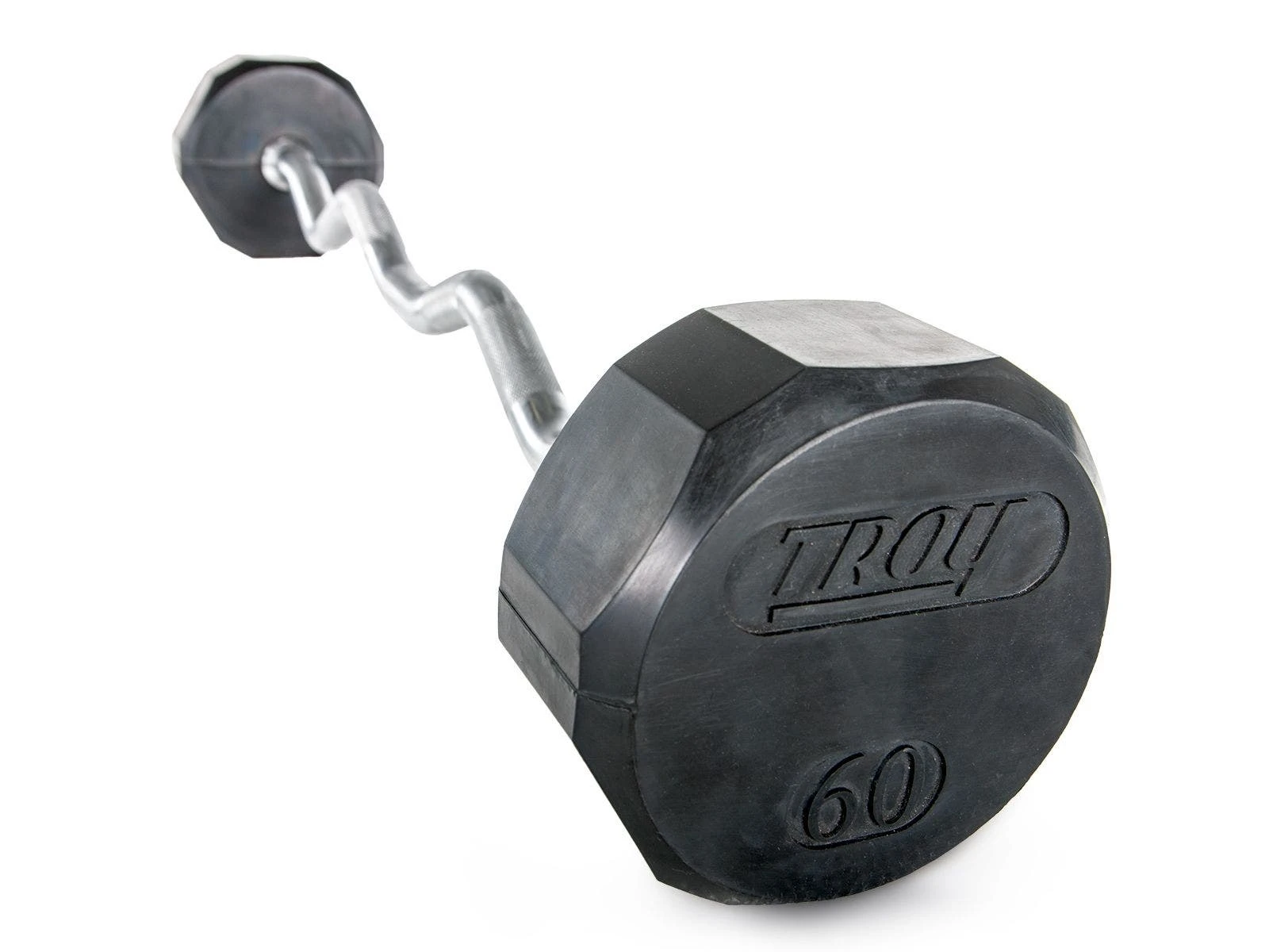 Troy Rubber-Coated Fixed Barbell Sets 1 Troy Rubber-Coated Fixed Barbell Sets