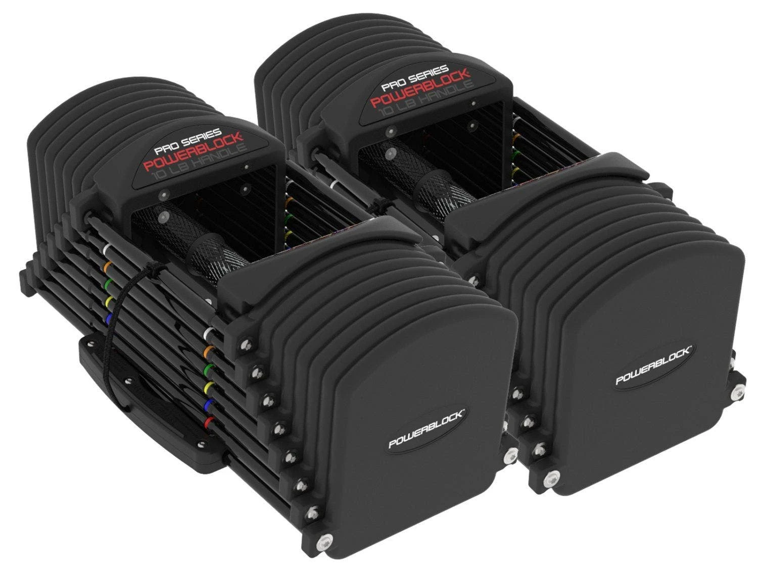 PowerBlock Urethan-Coated Adjustable Dumbbells 2 PowerBlock Urethan-Coated Adjustable Dumbbells - Image 2