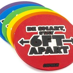 Be Smart, Stay 6 Ft Apart Poly Spots