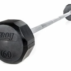 Troy Rubber-Coated Fixed Barbells -Curriculum & Resources shop gp 70611 black 60lb rubber straight curling bar